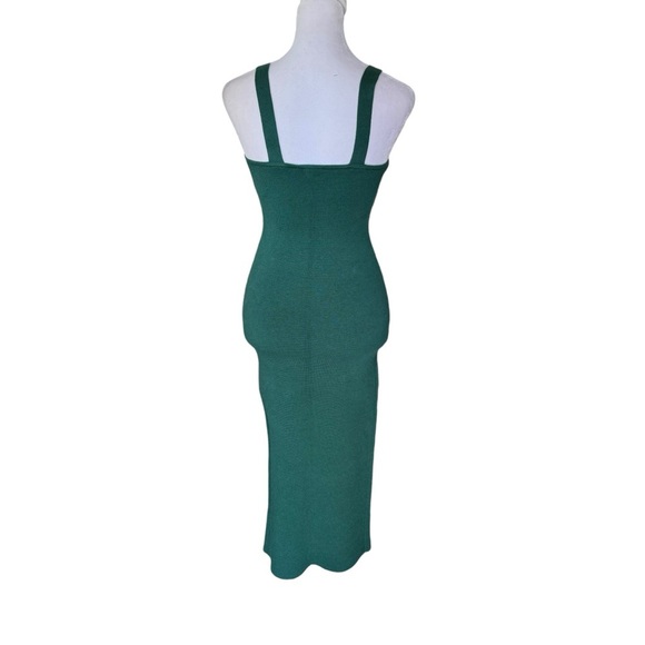 Abercrombie - NWT Bodycon Green Sweater Midi Dress Sz Xs - Picture 6 of 10